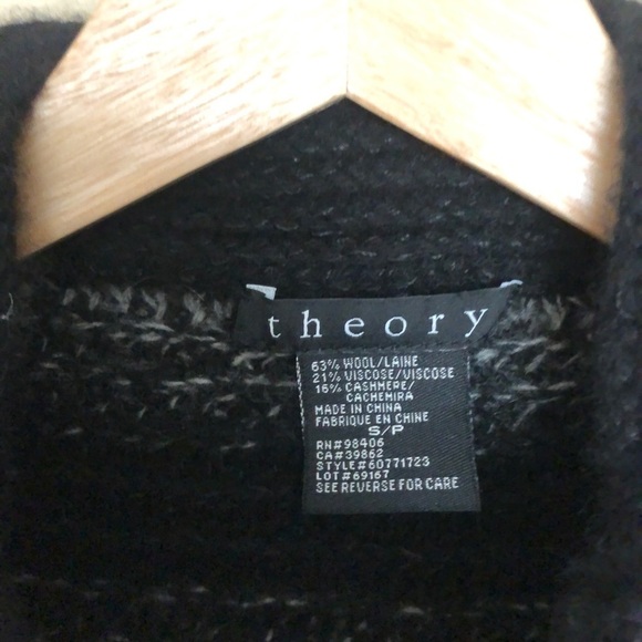 Theory | Long Sweater Cardigan Stripe Duster wool cashmere blend - Picture 2 of 3